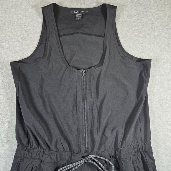 NWOT Athleta Sz 8 Expedition Black Lightweight‎ Quick Dry Sleeveless Skort Dress - Picture 3 of 13